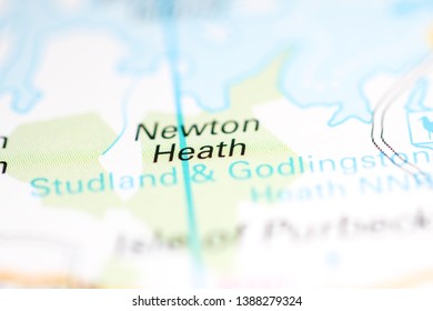 Newton Heath. United Kingdom On A Geography Map