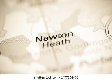 Newton Heath. United Kingdom On A Geography Map