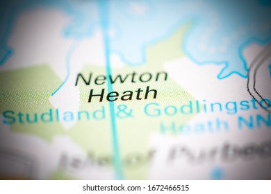 Newton Heath. United Kingdom On A Geography Map