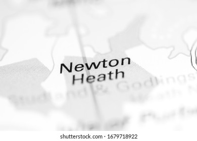 Newton Heath. United Kingdom On A Geography Map