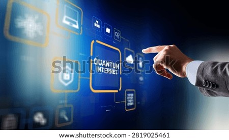 Next-generation quantum internet infrastructure with ultra-secure data transfer capabilities.