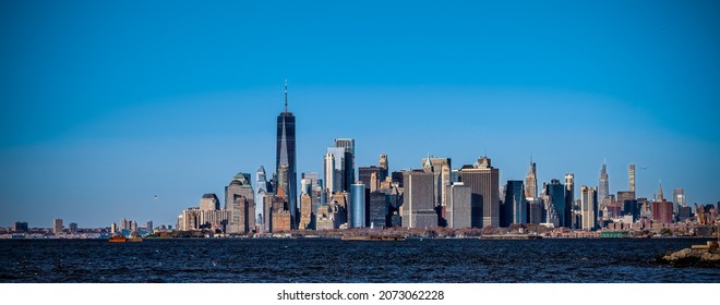 Ney York City Skyline From Bay Ridge