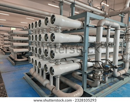 NF membrane filtration plant for water treatment