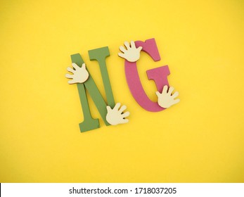 NG word and hand pattern - Shutterstock ID 1718037205