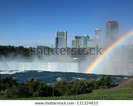 Similar – Image, Stock Photo Niagara Falls Building