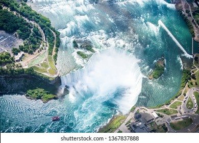 Niagara falls aerial view - Powered by Shutterstock