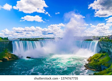 NIAGARA FALLS - The amazing Niagara Falls is renowned for its beauty and is the collective name for three waterfalls that straddle the international border between Canada and the USA.
