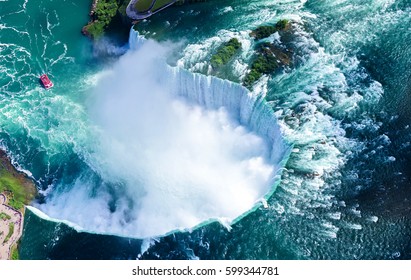 Niagara falls, Canadian side. Ontario, Canada