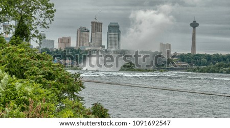 Similar – Image, Stock Photo Niagara Falls Building