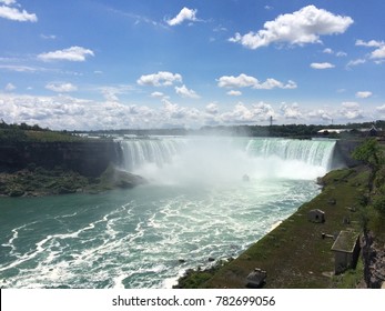 Niagara Falls With Cloudy Sky From Canada Side Taken By Iphone 5s