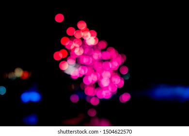 Niagara Falls Fireworks Bokeh Photography