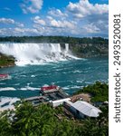 Niagara Falls Near Buffalo New York, America, USA.