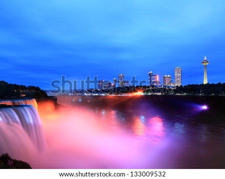 Image, Stock Photo Niagara Falls Building