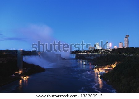 Similar – Image, Stock Photo Niagara Falls Building