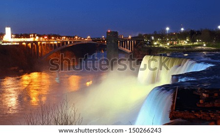 Similar – Image, Stock Photo Niagara Falls Building