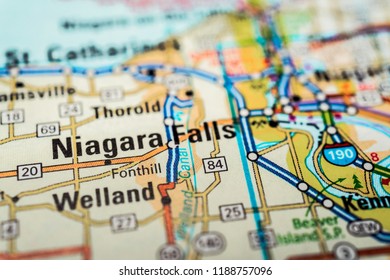 Niagara Falls On The Map