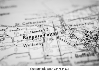 Niagara Falls On The Map