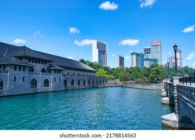 Niagara Falls, Ontario, Canada - July 2022:  View Of Historic Hydro-electric Power Plant, Now A Museum