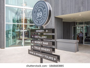 Niagara On The Lake, Ontario, Canada-20 August, 2020: Famous Wayne Gretzky Winery 99