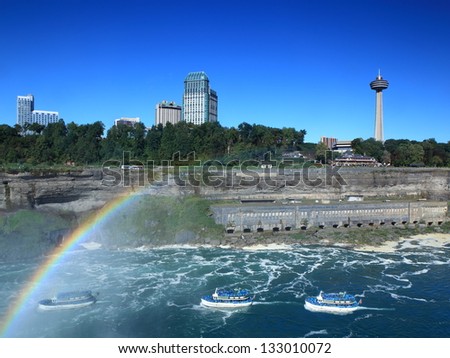 Similar – Image, Stock Photo Niagara Falls Building