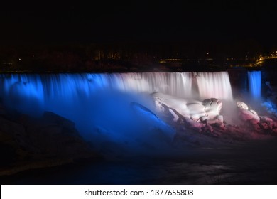 Niagra Falls At Night