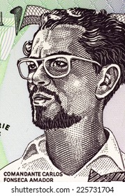 NICARAGUA - CIRCA 1984: Carlos Fonseca (1936-1976) On 50 Cordobas 1984 Banknote From Nicaragua. Nicaraguan Teacher And Librarian Who Founded The Sandinista National Liberation Front. 