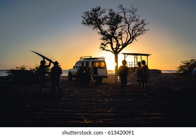 Nicaragua Sunset Surf