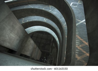 nice architecture with multi Level free parking garage
