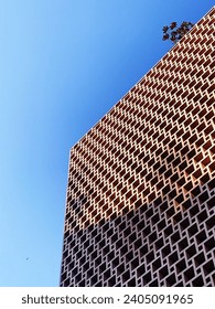 Nice architecturel geometric facade, texture