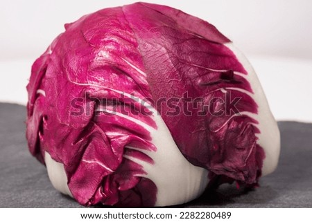 a nice ball of red radicchio, radicchio and its use in the kitchen and in the diet
