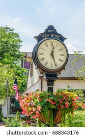 Nice Clock In Historic New Hope, PA USA