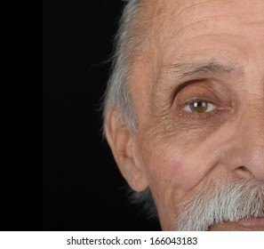 Nice Closeup Image Of A Latino Senior Man