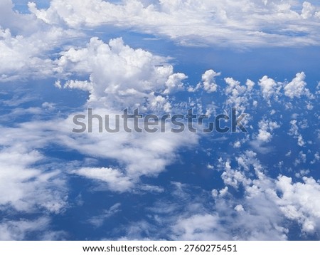 nice clouds on a blue sky 