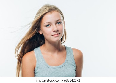 Nice Cute Girl Teenage Beautiful Healthy Stock Photo (Edit Now) 685142200