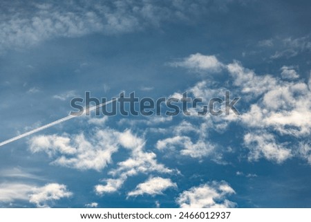 nice fligth in the sky