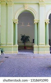 NICE, FRANCE -17 APR 2017- View Of The Musee Des Beaux Arts Jules Cheret, An Art Museum Located In A Palace In Nice, French Riviera.