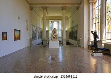 NICE, FRANCE -17 APR 2017- View Of The Musee Des Beaux Arts Jules Cheret, An Art Museum Located In A Palace In Nice, French Riviera.