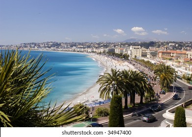 Nice France Beach Panorama