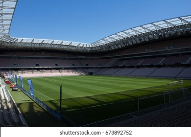 NICE FRANCE-June 10, 2017 . Stadium NICE  Allianz Riviera During The Motor Show French Riviera Classic And Sport 2017