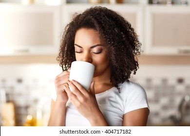  Nice Girl Drinking Tea