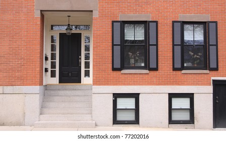 nice house made from brick