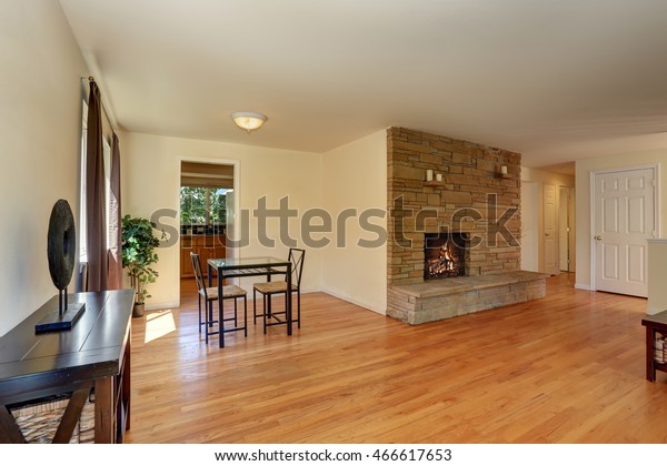 Nice Living Room Blue Brown Colors Stock Photo Edit Now 466617653