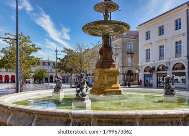 Nice Main Square In Castres, Place Jean Jaurès, France. 08. 14. 2020 France