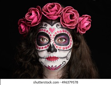 17,085 Skull face girl makeup Images, Stock Photos & Vectors | Shutterstock
