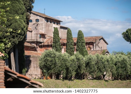 Nice medieval house in Rome, Italy