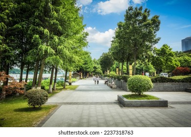 Nice modern leisure city park