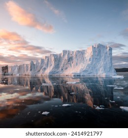 a nice northpole landscape view
