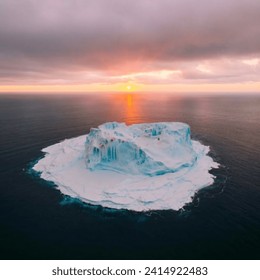 a nice northpole landscape view