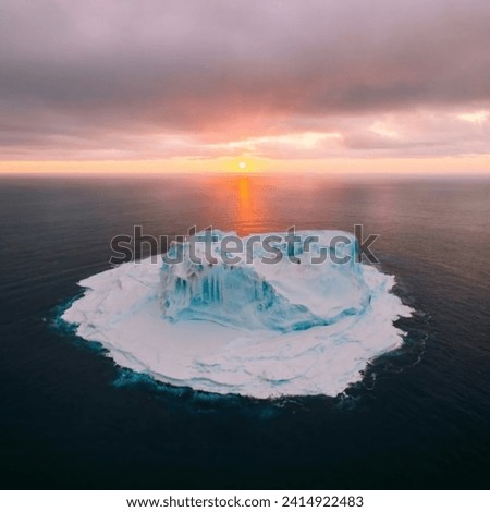 a nice northpole landscape view