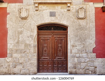 Nice Old Doorway. Valladolid, Casdtilla y Leon, Spain.